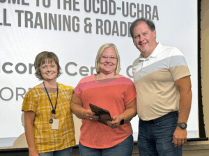 Pictured, from left: Sherry Thurman, Administrative Services Director; Tammy Kulpa, HR Coordinator; and Mark Farley, Executive Director.
