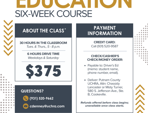 Driver’s Ed Classes Announced for Summer and Fall 2026