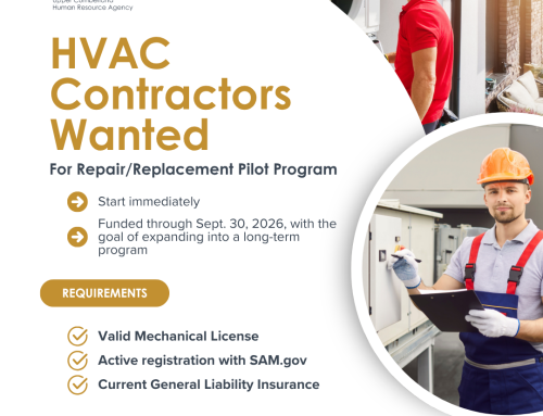 HVAC Contractors Wanted – HVAC Repair/Replacement Pilot Program